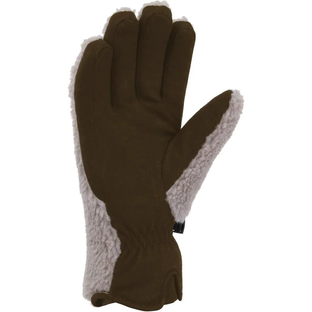 Women's Sherpa Gloves Fleece Insulation Warm Touch Pullover Medium